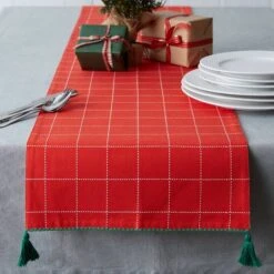 DII® 72" Christmas Woods Embellished Table Runner -Michaels Store D540103S 9