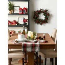 DII® 72" Christmas Plaid Table Runner -Michaels Store D540108S 8