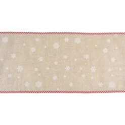 DII® 108" Red Reindeer Embroidered Table Runner -Michaels Store D540115S 3