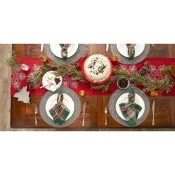 DII® 70" Sparkle Snowflakes Embroidered Table Runner -Michaels Store D540116S 8