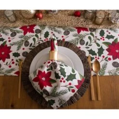 DII® 108'' Woodland Christmas Table Runner -Michaels Store D540126S 3