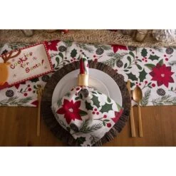 DII® 108'' Woodland Christmas Table Runner -Michaels Store D540126S 5