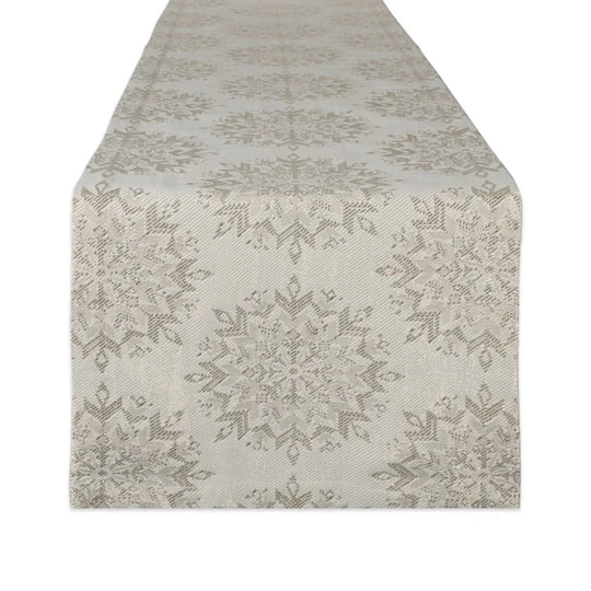 DII® 108'' Winter Sparkle Jacquard Table Runner 1 DII® 108'' Winter Sparkle Jacquard Table Runner