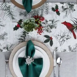 DII® 72'' Holiday Botanical Printed Table Runner -Michaels Store D540129S 4