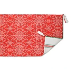 DII® 72'' Joyful Snowflakes Jacquard Reversible Table Runner -Michaels Store D540135S 3