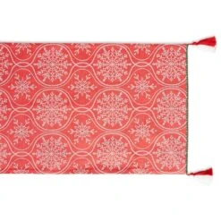 DII® 108'' Joyful Snowflakes Jacquard Reversible Table Runner -Michaels Store D540136S 3
