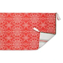 DII® 108'' Joyful Snowflakes Jacquard Reversible Table Runner -Michaels Store D540136S 4