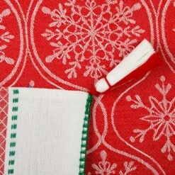 DII® 108'' Joyful Snowflakes Jacquard Reversible Table Runner -Michaels Store D540136S 8