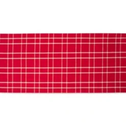 DII® 72" Holly Berry Plaid Table Runner 13 DII® 72" Holly Berry Plaid Table Runner -Michaels Store D540137S 4
