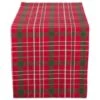 DII® 72" Tartan Holly Plaid Table Runner