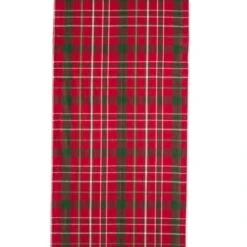 DII® 108" Tartan Holly Plaid Table Runner -Michaels Store D540140S 4