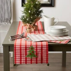 DII® 72" Jolly Tree Table Runner -Michaels Store D540141S 7