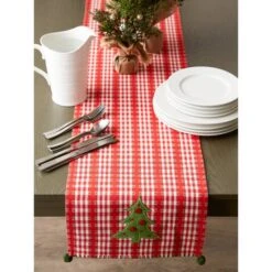 DII® 72" Jolly Tree Table Runner -Michaels Store D540141S 8