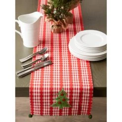 DII® 108" Jolly Tree Table Runner -Michaels Store D540142S 11