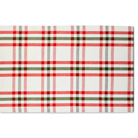 DII® 72" Jolly Tree Collection Nutcracker Plaid Table Runner 6 DII® 72" Jolly Tree Collection Nutcracker Plaid Table Runner - Image 6