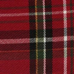 DII® 70" Round Holiday Metallic Plaid Tablecloth 6 DII® 70" Round Holiday Metallic Plaid Tablecloth -Michaels Store D540156S 3