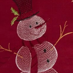 DII® 40" Embroidered Snowman Table Topper -Michaels Store D540169S 3