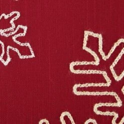 DII® Shimmering Snowflakes Leaves Embroidered Pillow Cover Set -Michaels Store D540195S 6