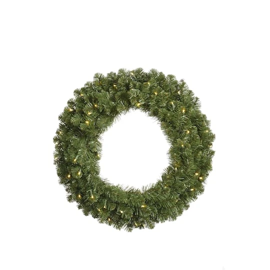 30" Warm White LED Grand Teton Pine Wreath 2 30" Warm White LED Grand Teton Pine Wreath - Image 2