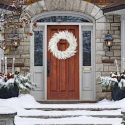 36" Sparkle White Spruce Wreath -Michaels Store D575224S 2