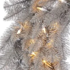 36" Warm White Dura-Lit® LED Platinum Fir Wreath 8 36" Warm White Dura-Lit® LED Platinum Fir Wreath -Michaels Store D575231S 3