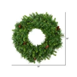 30" Cheyenne Pine Wreath -Michaels Store D575234S 3