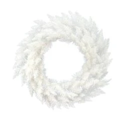 30" Sparkle White Spruce Wreath