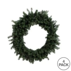 12" Canadian Pine Wreath Set -Michaels Store D575252S 3