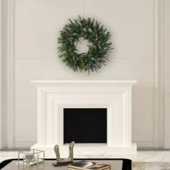 36" Multicolor Dura-Lit® LED Cashmere Wreath 6 36" Multicolor Dura-Lit® LED Cashmere Wreath -Michaels Store D575265S 2