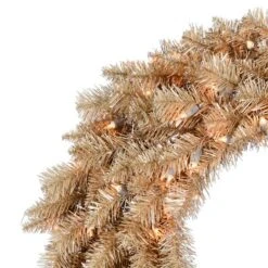 30" Clear Dura-Lit® Gold Fir Wreath -Michaels Store D575279S 3