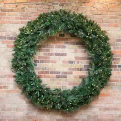 84" Pre-Lit Cashmere Pine Wreath, Warm White Dura-Lit® LED Lights 8 84" Pre-Lit Cashmere Pine Wreath, Warm White Dura-Lit® LED Lights -Michaels Store D575316S 2