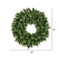 48" Unlit Bangor Mixed Pine Artificial Christmas Wreath -Michaels Store D575332S 3