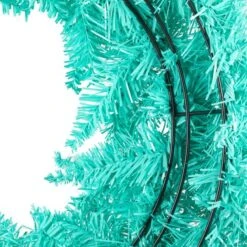 24" Unlit Aqua Fir Artificial Christmas Wreath -Michaels Store D575338S 4