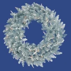 36" Pre-Lit Silver Fir Artificial Christmas Wreath, Warm White Dura-Lit LED Lights 7 36" Pre-Lit Silver Fir Artificial Christmas Wreath, Warm White Dura-Lit LED Lights -Michaels Store D575344S 2
