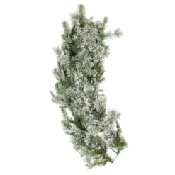 60" Pre-Lit Flocked Kiana Artificial Christmas Wreath, Warm White Dura-Lit® LED Mini Lights 10 60" Pre-Lit Flocked Kiana Artificial Christmas Wreath, Warm White Dura-Lit® LED Mini Lights -Michaels Store D575351S 3