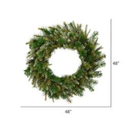 48" Cashmere Artificial Christmas Wreath -Michaels Store D575352S 2