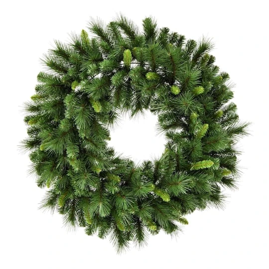 36" Bangor Mixed Pine Artificial Christmas Wreath 1 36" Bangor Mixed Pine Artificial Christmas Wreath