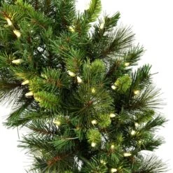 30" White Mini LED Lights Bangor Mixed Pine Artificial Christmas Wreath 5 30" White Mini LED Lights Bangor Mixed Pine Artificial Christmas Wreath -Michaels Store D575403S 2