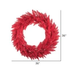 36" Red Fir Christmas Wreath -Michaels Store D575421S 5