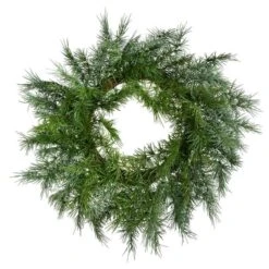 23" Green Woolsey Pine Christmas Wreath
