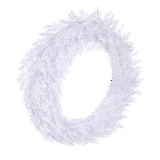 48" Sparkle White Spruce Christmas Wreath 3 48" Sparkle White Spruce Christmas Wreath - Image 3