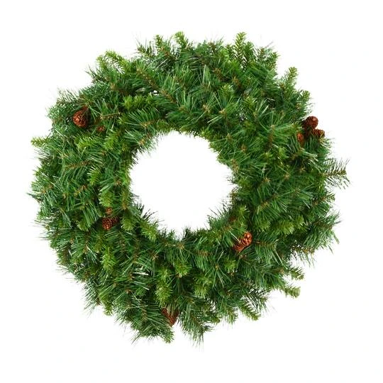 42" Cheyenne Pine Christmas Wreath 2 42" Cheyenne Pine Christmas Wreath - Image 2