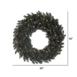 48" Black Fir Christmas Wreath 5 48" Black Fir Christmas Wreath -Michaels Store D575458S 2