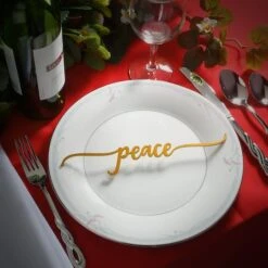 10" Christmas Place Setting Message Décor, 6ct. -Michaels Store D619828S 13