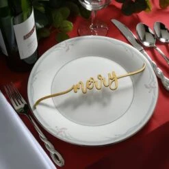 10" Christmas Place Setting Message Décor, 6ct. -Michaels Store D619828S 18