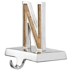 5" Gold Sparkle NOEL Stocking Holders, 4ct. 13 5" Gold Sparkle NOEL Stocking Holders, 4ct. -Michaels Store D619829S 15