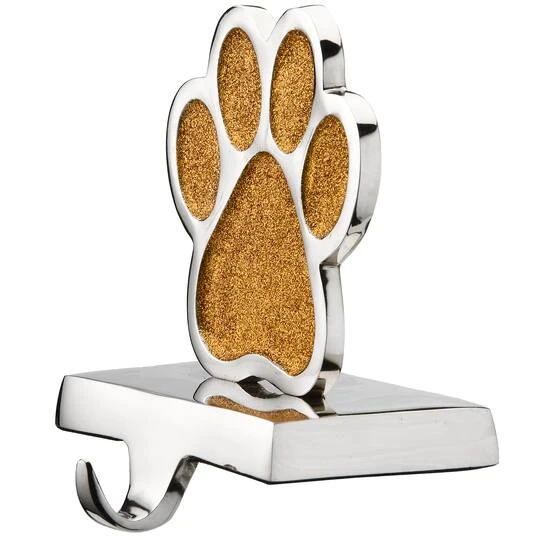 5" Gold Sparkle NOEL Stocking Holders, 4ct. 6 5" Gold Sparkle NOEL Stocking Holders, 4ct. - Image 6