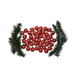 Whitehurst 40ct. 1.25" Glossy Glass Ball Ornaments Red Shiny -Michaels Store D623183S 13