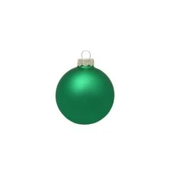 Whitehurst 40ct. 1.25" Matte Glass Ball Ornaments Green Matte
