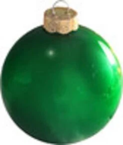 Whitehurst 40ct. 1.5" Pearl Glass Ball Ornaments Green Pearl